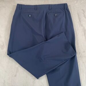 FootJoy‎ FJ Performance Golf Pants Men 38x30 Navy Blue Stretch Straight Leg